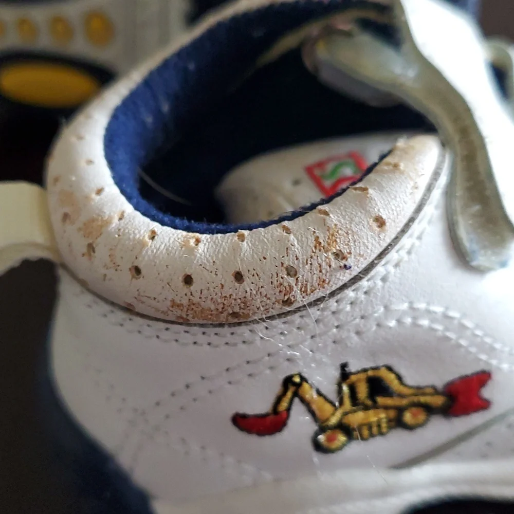 McKids Trucker White and Navy Baby Walkers